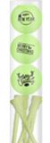 Legend ACM Products Golfballen Gift Set Merry Christmas-Happy Newyear Groen Inclusief Tees