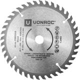 VONROC Cirkelzaagblad 150 x 16 x 2.0/1.1mm - 40 tanden â€“ geschikt voor hout - universeel