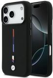 BMW Case M Silicon Tricolor Line Voor iPhone 17 Pro Magsafe Met Modern