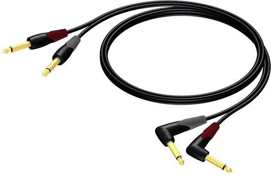Procab CLA603 - 6.3mm Jack Cable - 3m - Black