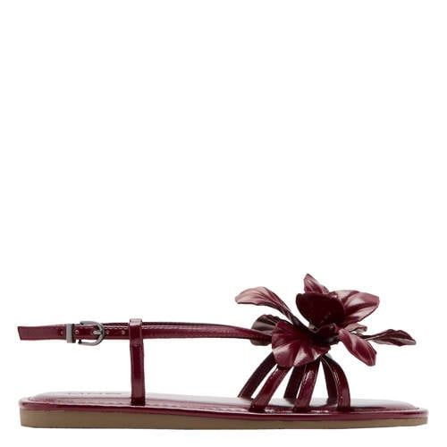 Mango Kids sandalen donkerrood Meisjes Imitatieleer - maat 33