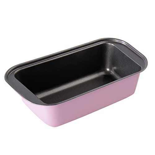 Wenco Wenco premium mini koningcakevorm, 18 cm lengte, anti-aanbaklaag, koolstofstaal, roze