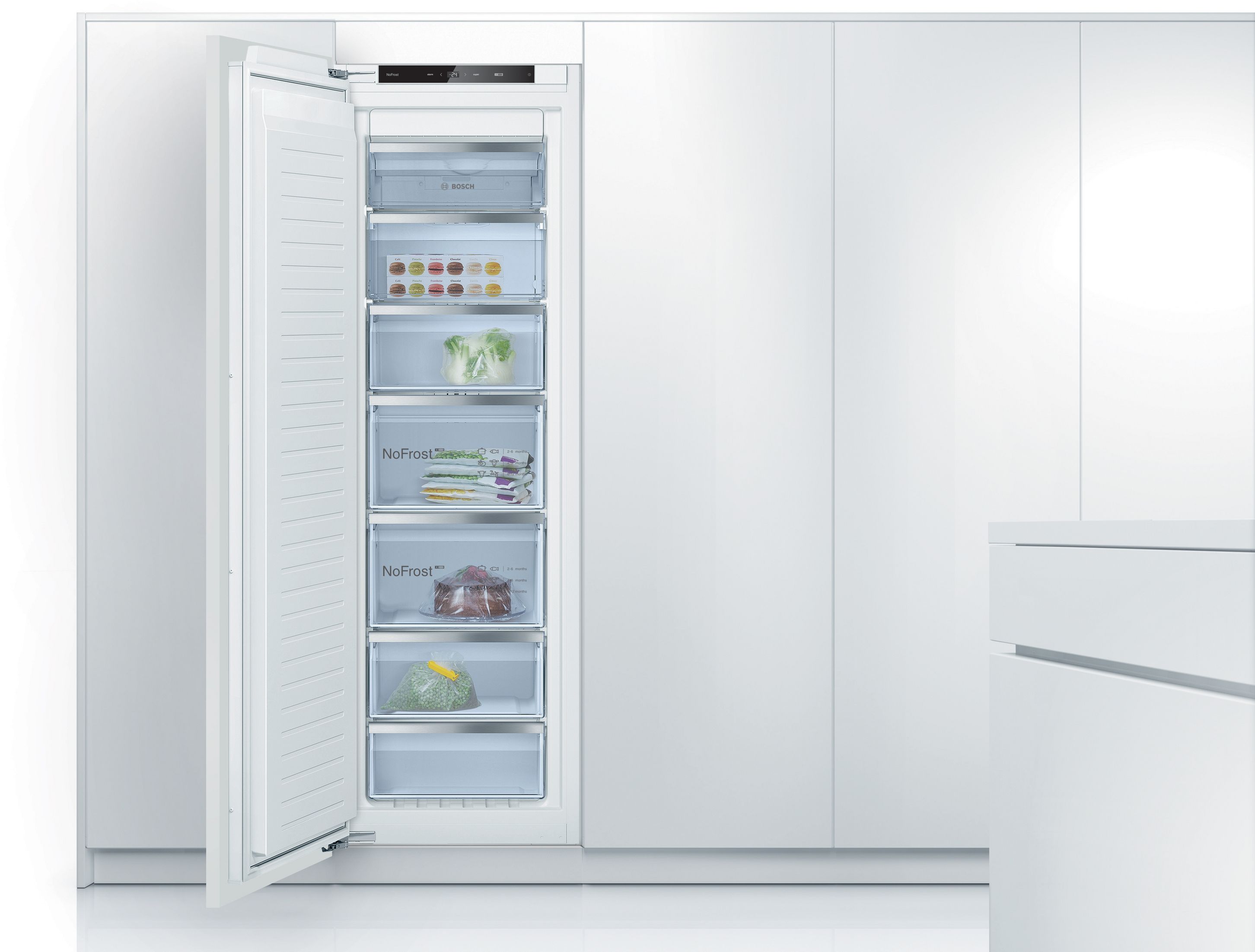 Bosch Serie 4 GIN81VEE0 Inbouw Vrieskast - 212L - Wit