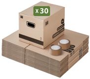 pack & move Pack and Move - Set 30 verhuisdozen boeken met handgrepen + 1 tape GRATIS