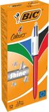 BIC Shine Silver Pen 12 Stuks