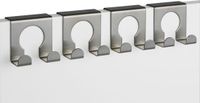 Haushalt 16144 - Deurhaken - set van 4 - RVS