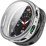 Strap-it Soft case hoesje bescherming van TPU materiaal - geschikt voor Samsung Galaxy Watch 9/8 - 44mm (zilver)