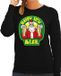 Bellatio Decorations Shoppartners Bv Foute Kersttrui / sweater - oud en nieuw / nieuwjaar trui - happy new beer / bier - zwart voor dames - kerstkleding / kerst outfit XL