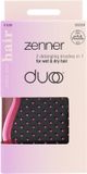 Zenner Duoo Haarborstel Roze Zwart