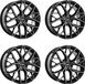 Oxigin 4 jantes, 26 pouces, modèle Oxid, 9.0x20 pouces, ET40, 5x114.3, SWFP, convient pour Ford Mustang