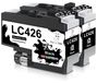 Brother Cartouches d'encre LC426, noir, pack de 2, pour Brother MFC-J4335DW
