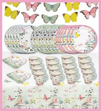 Talking Tables Fairy Party Decorations & Tableware Set for 12 Guests