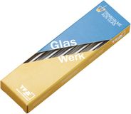 TFA GlasWerk SHORT Glazen rietje, lengte: 15 cm, 10 stuk(s), Transparant