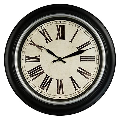 LW collection Klok Diego1 45cm zilveren rand - wandklok - muurklok