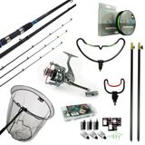 Fish-Xpro Complete Feederset – Feederhengel 3.30m + Feedermolen + Schepnet Set + Feeder Accessoires
