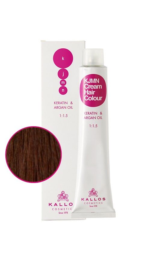 Kallos KJMN Professional Cream Hair Colour 5,74 Bruin