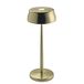 Zafferano Sister Light Draagbare LED tafellamp IP65 Binnen of Buiten, 4-traps touchdimmer, Aluminium, Magnetische steun, hoogte 32,8 cm - Geanodiseerd Goud