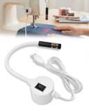 Lampe de machine à coudre magnétique avec bras 360°, connexion USB