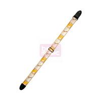 Fender Monogrammed 2 inch gitaarband wit bruin geel