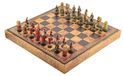 Italfama Schaakspel Camelot Artus 3-in-1: Schaken, dammen, backgammon. Kunstleer, premium kwaliteit