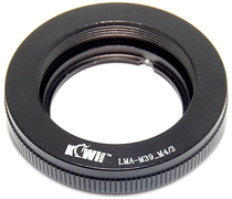 Kiwifotos Photo Lens Mount Adapter M39-M4/3