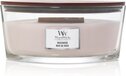 WoodWick Heartwick Flame Ellipse Geurkaars - Rosewood - 50 uur