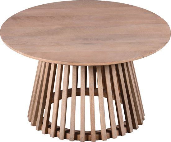 Lewis & Loft Salontafel Lef - FSC® mangohout - Rond ⌀70 - Naturel
