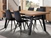 XENA Table repas 170 cm chêne écarlate