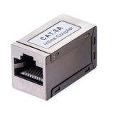 VALUE RJ-45-koppelstuk, afgeschermd, Cat.6A (klasse EA), zilver