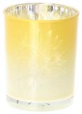 HBX natural living Theelichthouder Sunflower Ø7xh8cm geel