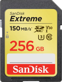 Sandisk Exrteme 256 GB