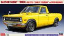 Hasegawa 20641 1/24 Datsun Sunny Truck Fender modelbouwset, meerkleurig