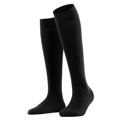 FALKE Softmerino - Zwart