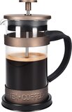 Navaris RVS French press koffiezetapparaat - Cafetiere 0,35 l - Bruin