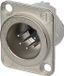 Neutrik NC5MD-LX XLR-connector Flensstekker, contacten recht Aantal polen: 5 Zilver 1 stuk(s)