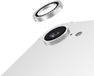 AVY Camera Lens Protector Rings | Geschikt voor Apple iPhone 17e / 16e | Camera Lens Protector Glas | Schokbestendig | Krasbestendig | met Applicator | Diamant Zilver