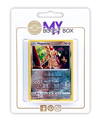 my-booster Magearna (Magearna) 128/196 Holo Reverse - Myboost X Epée et Bouclier 11 Origine Perdue - Doos met 10 Franse Pokemon kaarten