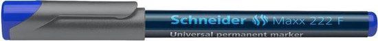 Schneider Schrijfwaren Schneider Maxx 222 F universele marker blauw, F (Fijn), 10 stuks