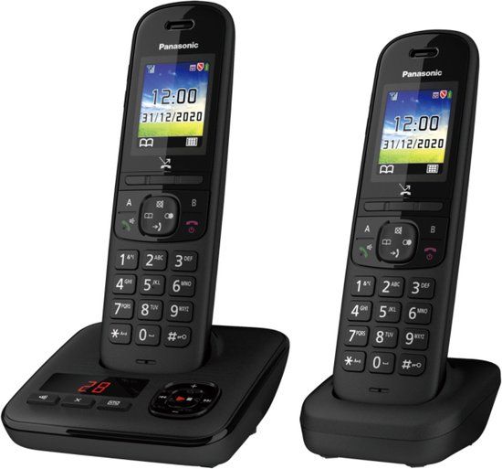 Panasonic KX-TGH722FRB DECT telefoon Zwart
