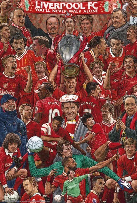Grupo Your Decoration B.V. Poster Liverpool Legends 61x91,5cm