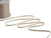 Furlanis - Dubbel satijnen lint, Italiaanse stof - beige, 3 mm x 50 m
