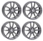Rial 4 velgen, model X12, 7.5x17 inch, ET51, 5x112 boutgaten, geschikt voor Skoda Octavia