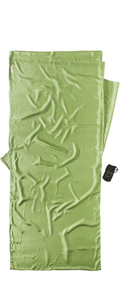 Cocoon TravelSheet - Lakenzak - Zijde - Groen