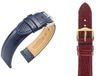 Hirsch Horlogeband Rainbow Wijnrood - Leer - 18mm