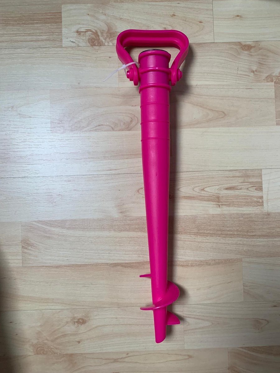 EVORA Plastic parasol voet kleur roze parasolstandaard