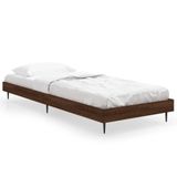 VidaXL Cadre de lit Chêne Brun 75x190 cm