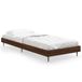 VidaXL Cadre de lit Chêne Brun 75x190 cm