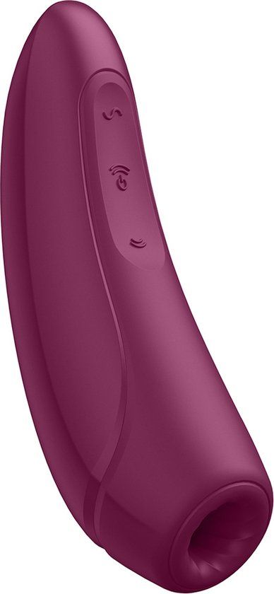 Satisfyer Curvy 1+ - Rosarot - Rood - App-bediening - Oplaadbaar