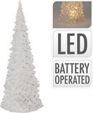 Merkloos / Sans marque Xmas Tree Acrylic With Warm Wh