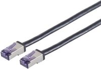 Lanview LVN-CAT6A-FLEX-25CM netwerkkabel Zwart 0,25 m S/FTP